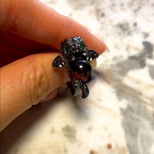 dragon ring with red phantom crystal
